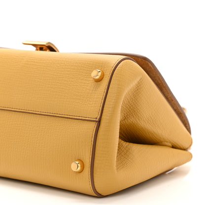 Bottega Veneta Textured Calfskin BV Angle Shoulder Bag Yellow 10 of 10