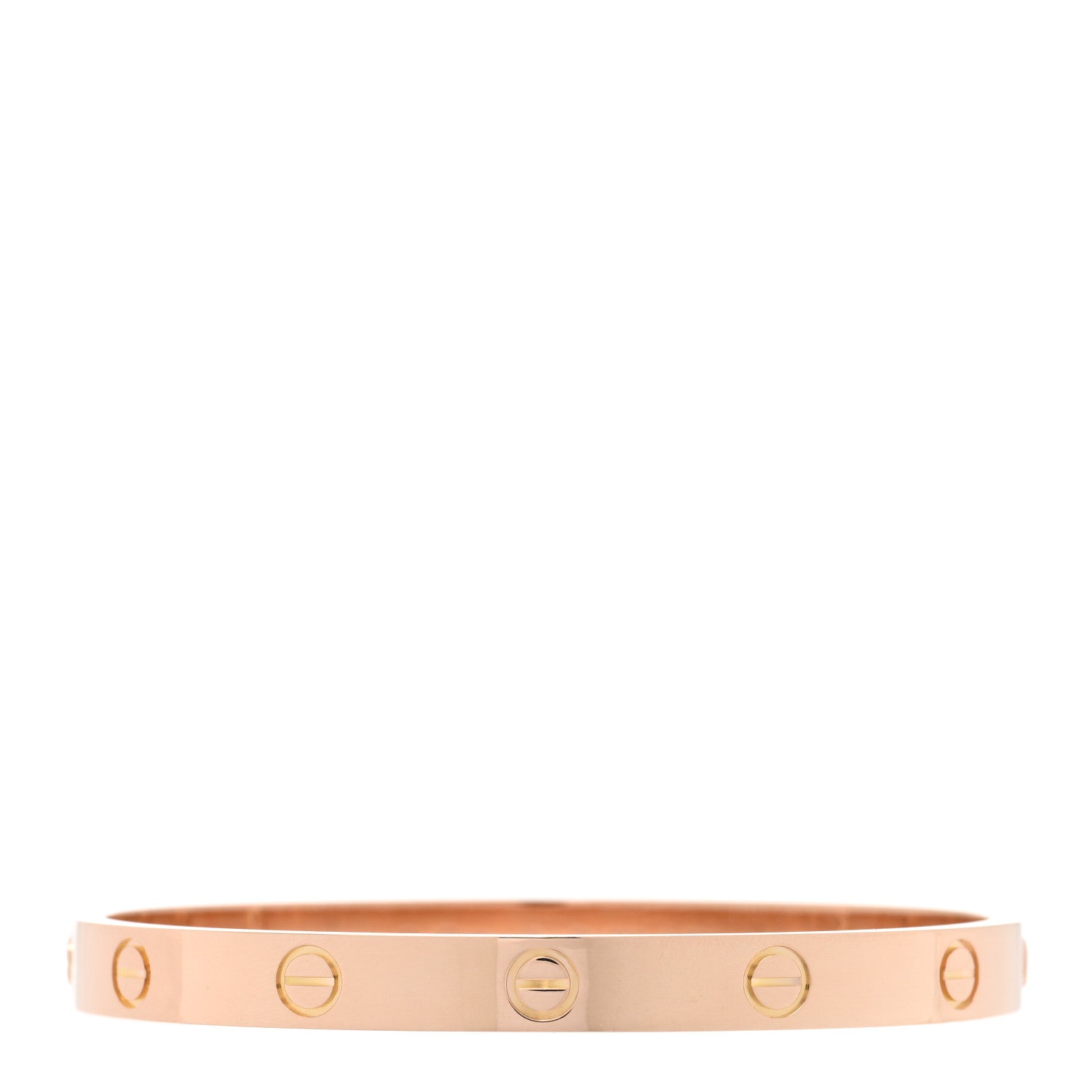 Cartier 18K Pink Gold LOVE Bracelet 17 1 of 7