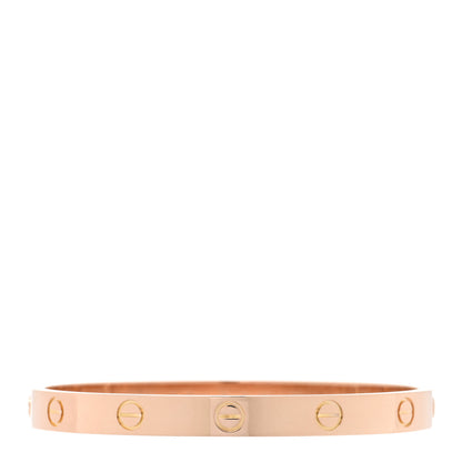 Cartier 18K Pink Gold LOVE Bracelet 17 1 of 7