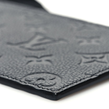 Louis Vuitton Empreinte Felicie Chain Wallet Zippered Insert Black 9 of 9