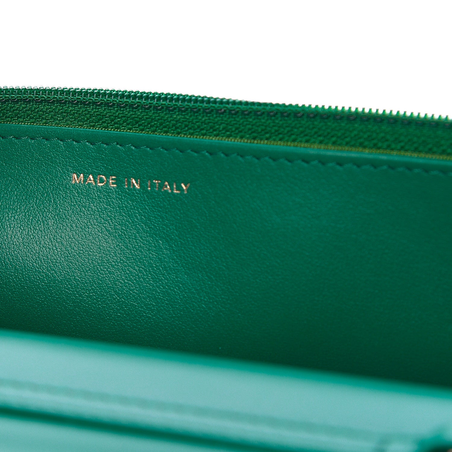 Chanel Aged Calfskin Quilted Reissue Wallet On Chain WOC Green 7 of 11