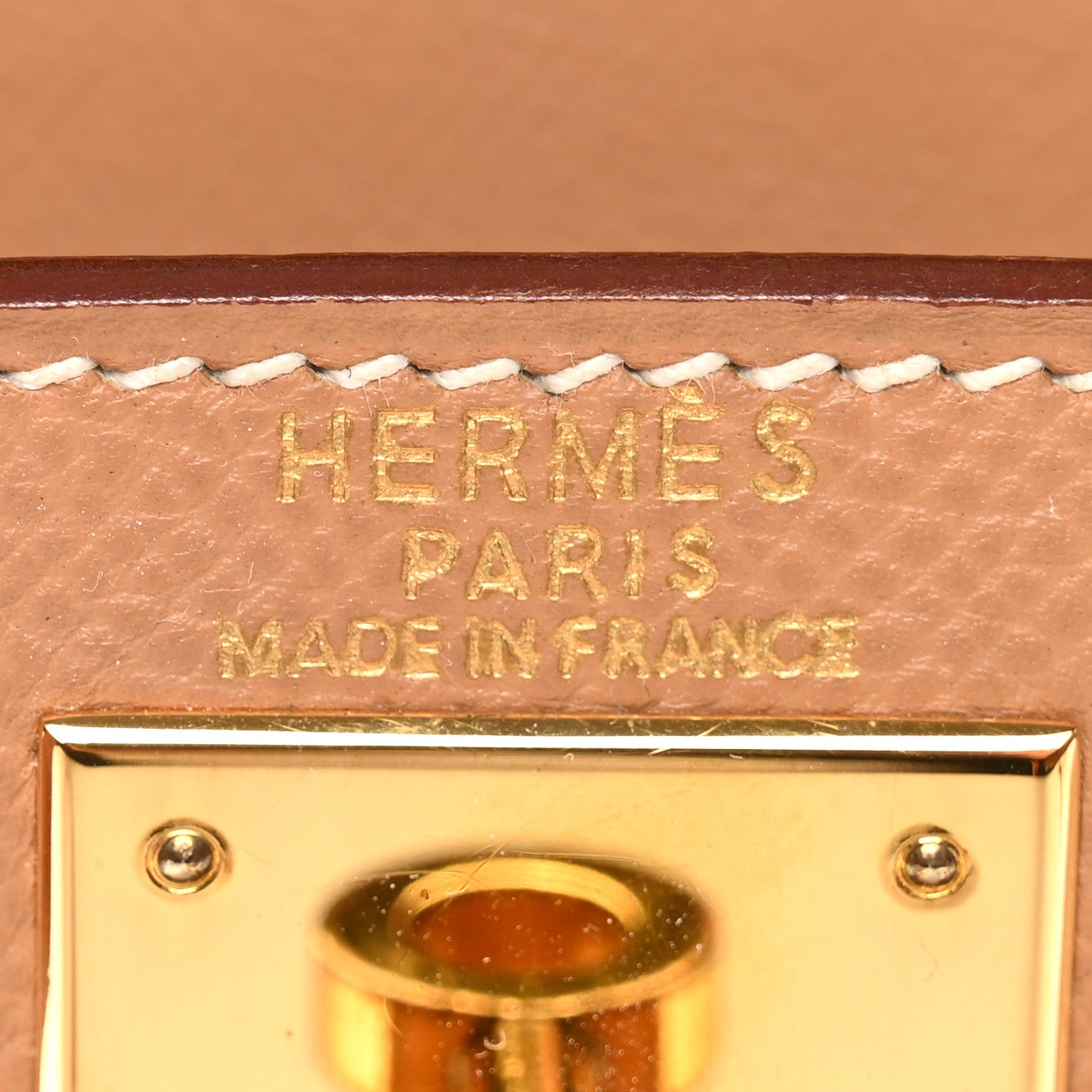 Hermes Courchevel Kelly Sellier 28  Tabac Camel 6 of 13