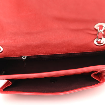 Chanel Caviar Quilted Medium French Riviera Flap Red 5 of 11