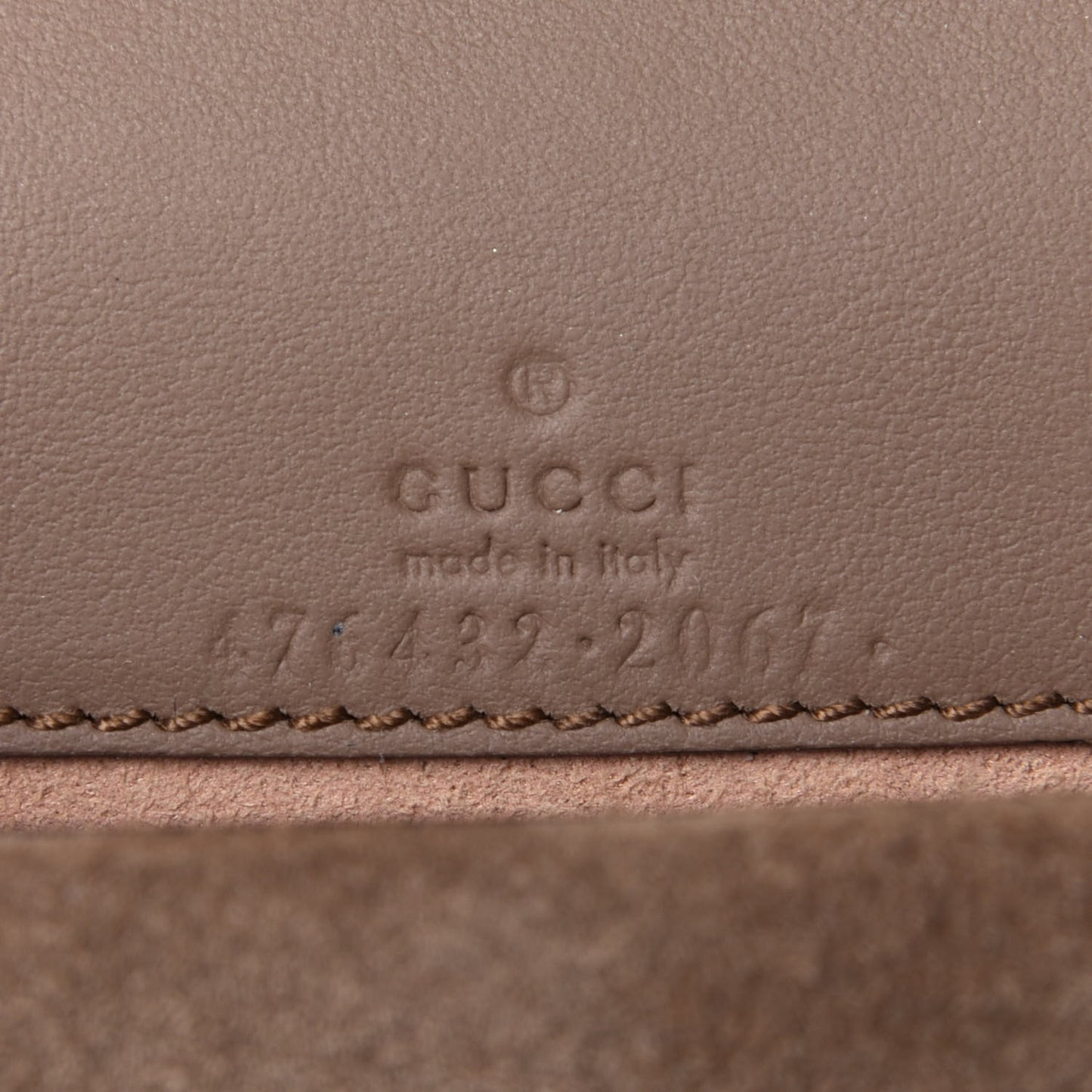 GG Supreme Monogram Super Mini Dionysus Shoulder Bag Taupe