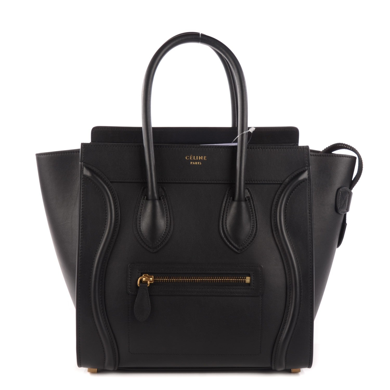 Celine Smooth Calfskin Micro Luggage Black 1 of 8