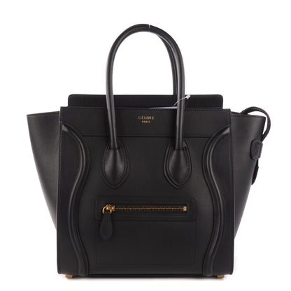 Celine Smooth Calfskin Micro Luggage Black 1 of 8