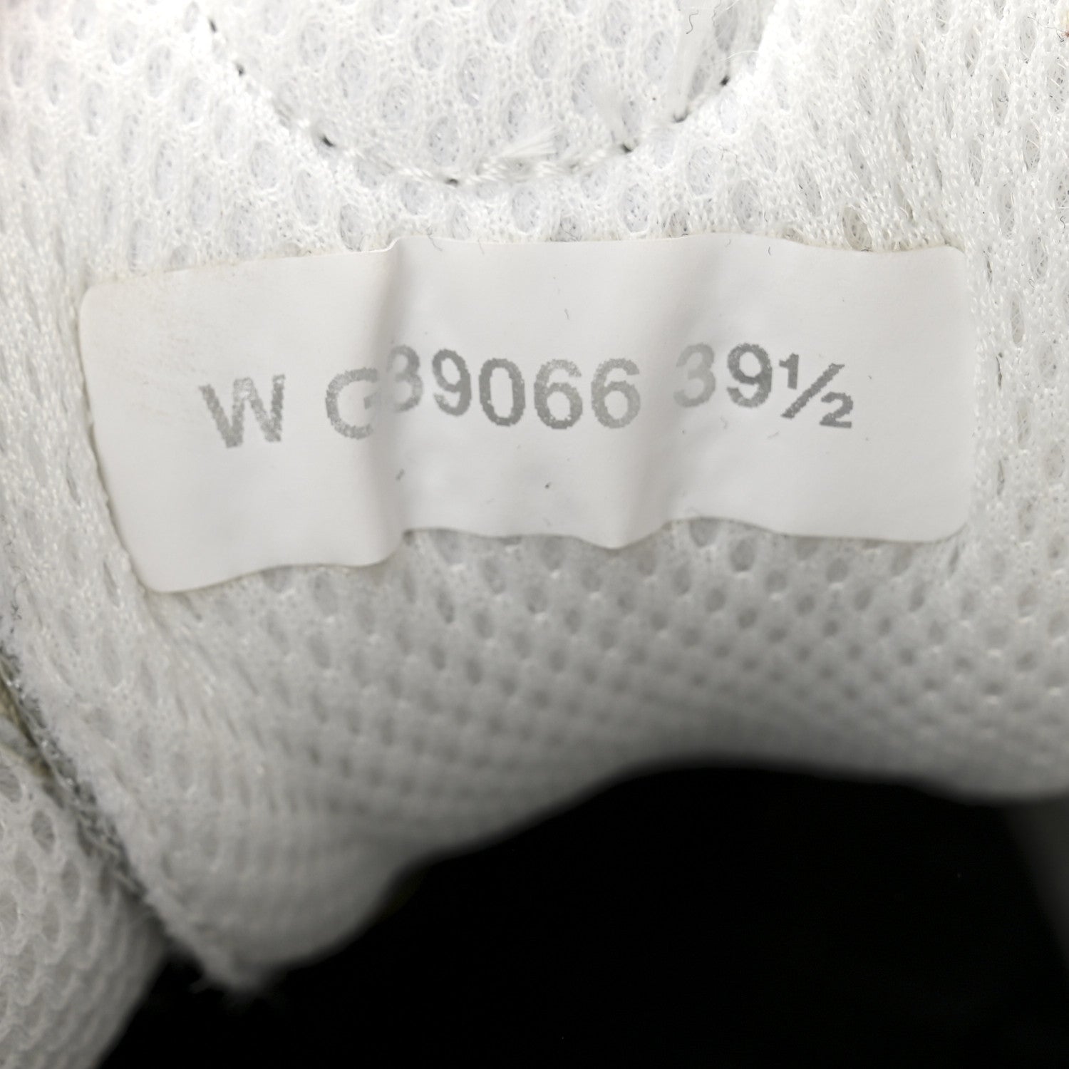 Chanel Calfskin Fabric Womens CC Sneakers 39.5 White Silver Light Grey 9 of 11