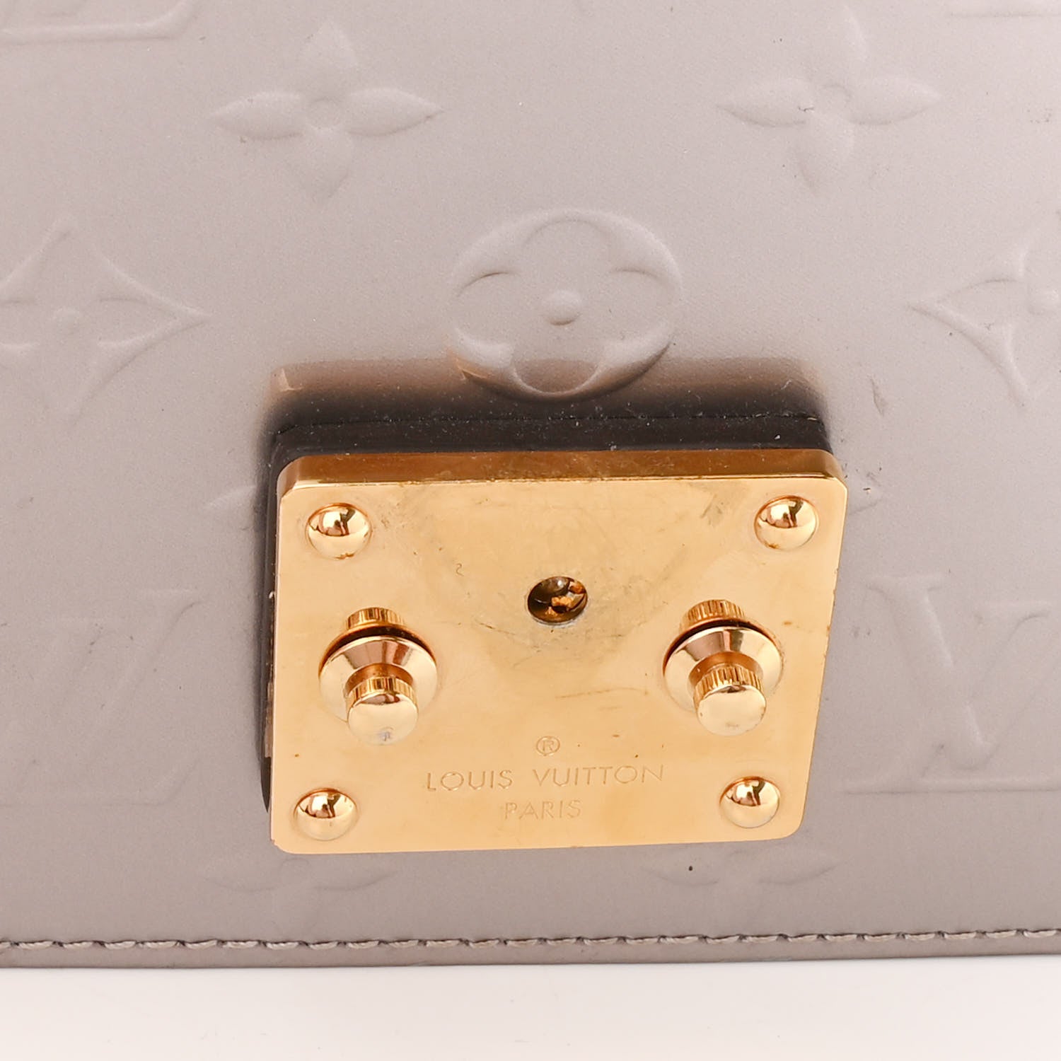 Louis Vuitton Vernis Epi Monogram Wynwood Metallic Taupe Grey 10 of 10