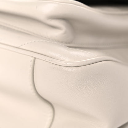 Saint Laurent Lambskin Matelasse Monogram Medium Niki Chain Satchel Ivory 12 of 16