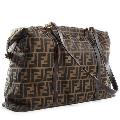 Fendi Zucca Large Satchel Tobacco 3 of 8