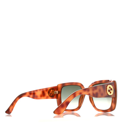 Gucci Acetate Square Frame Sunglasses GG0141S Tortoise 4 of 8