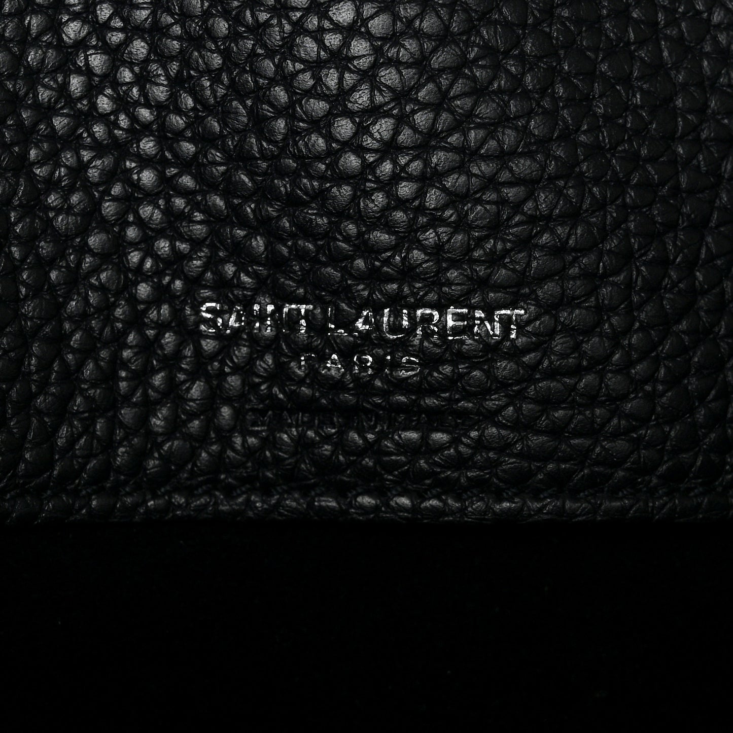 Grained Calfskin Small Supple Sac De Jour Navy