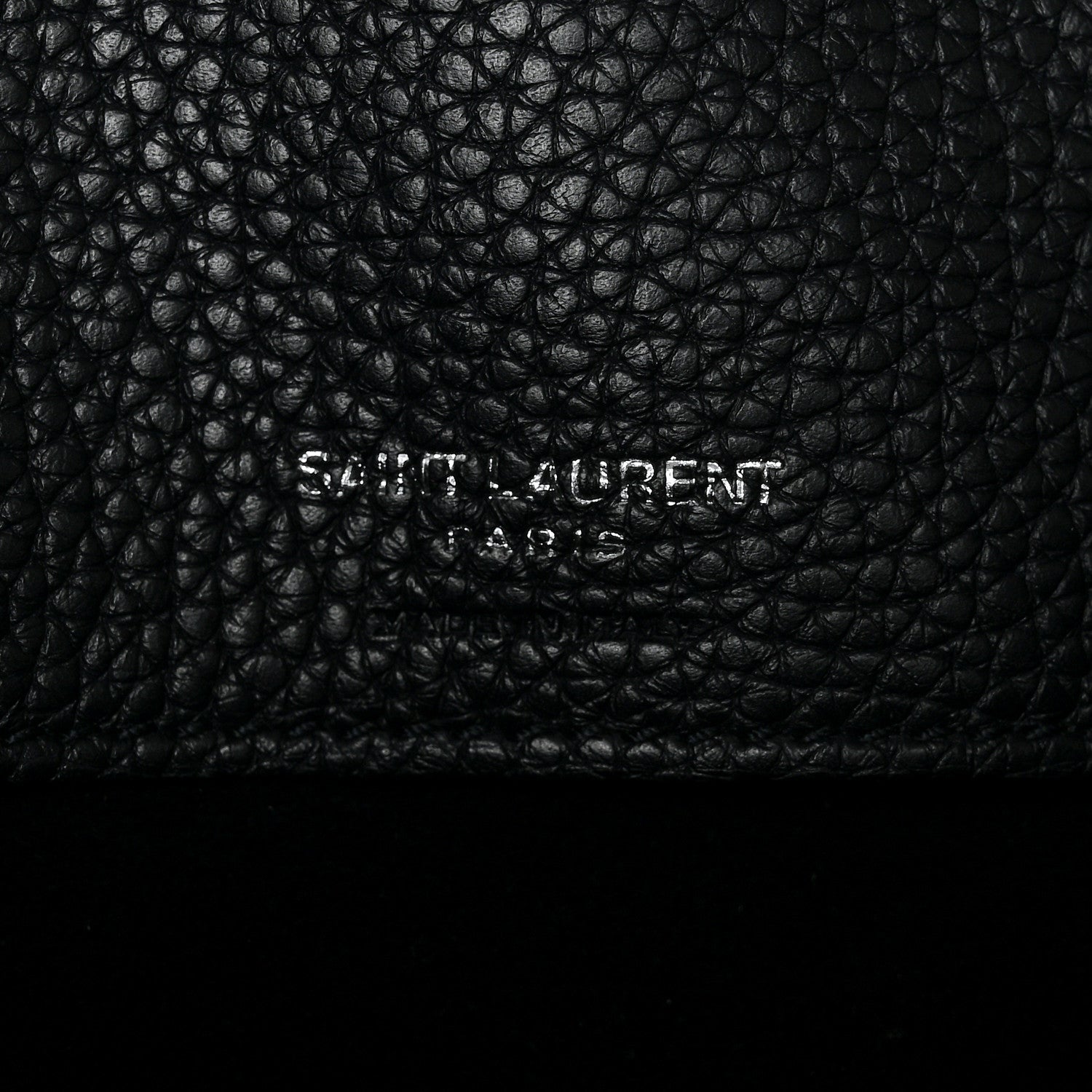 Saint Laurent Grained Calfskin Small Supple Sac De Jour Navy 6 of 12