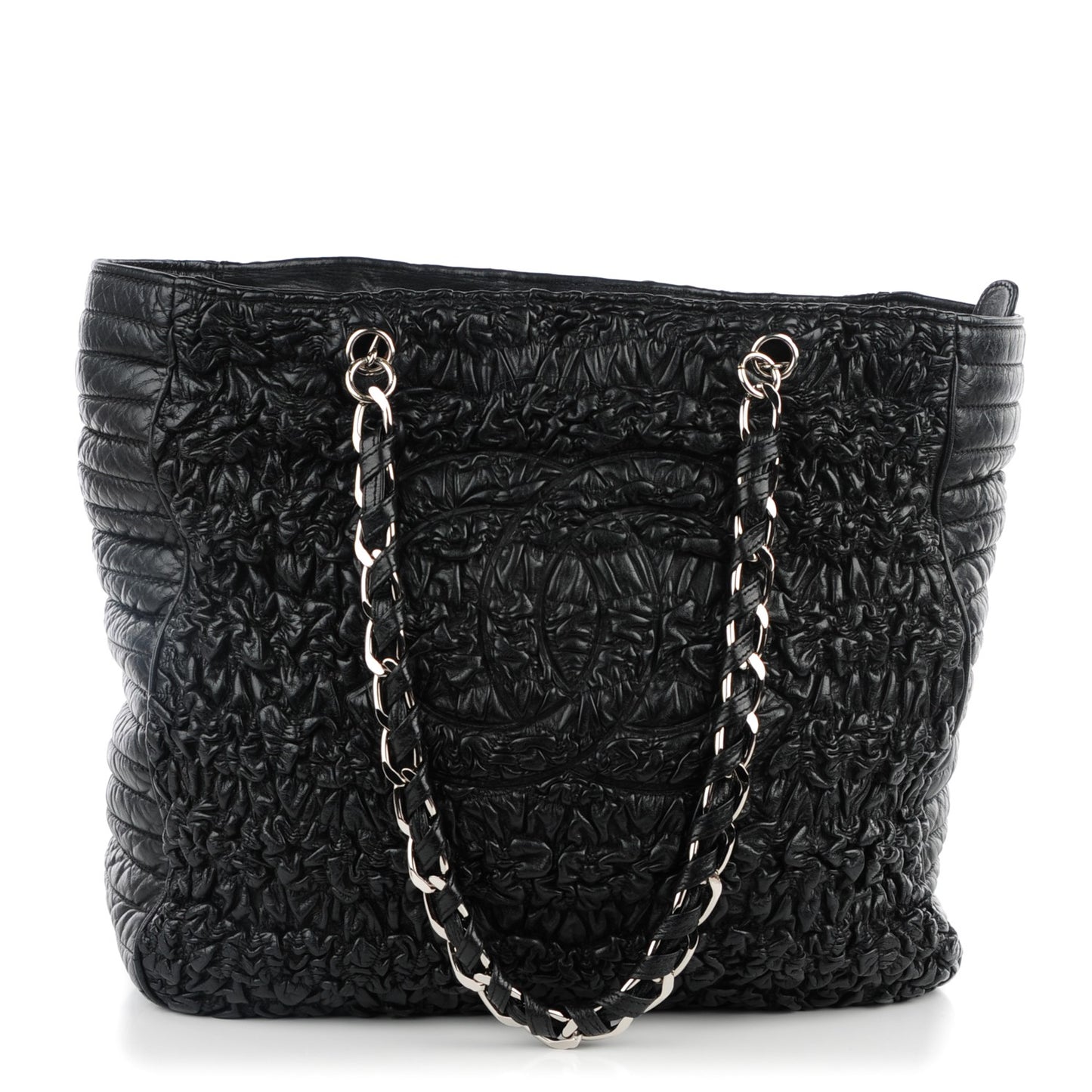 Lambskin XL Astrakan Tote Black