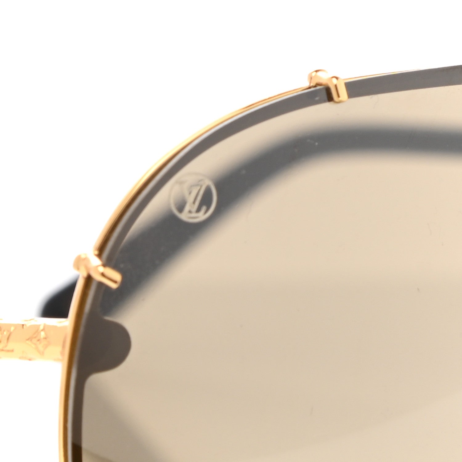 Louis Vuitton Metal LV Drive Sunglasses Z0897W Black Gold 7 of 9