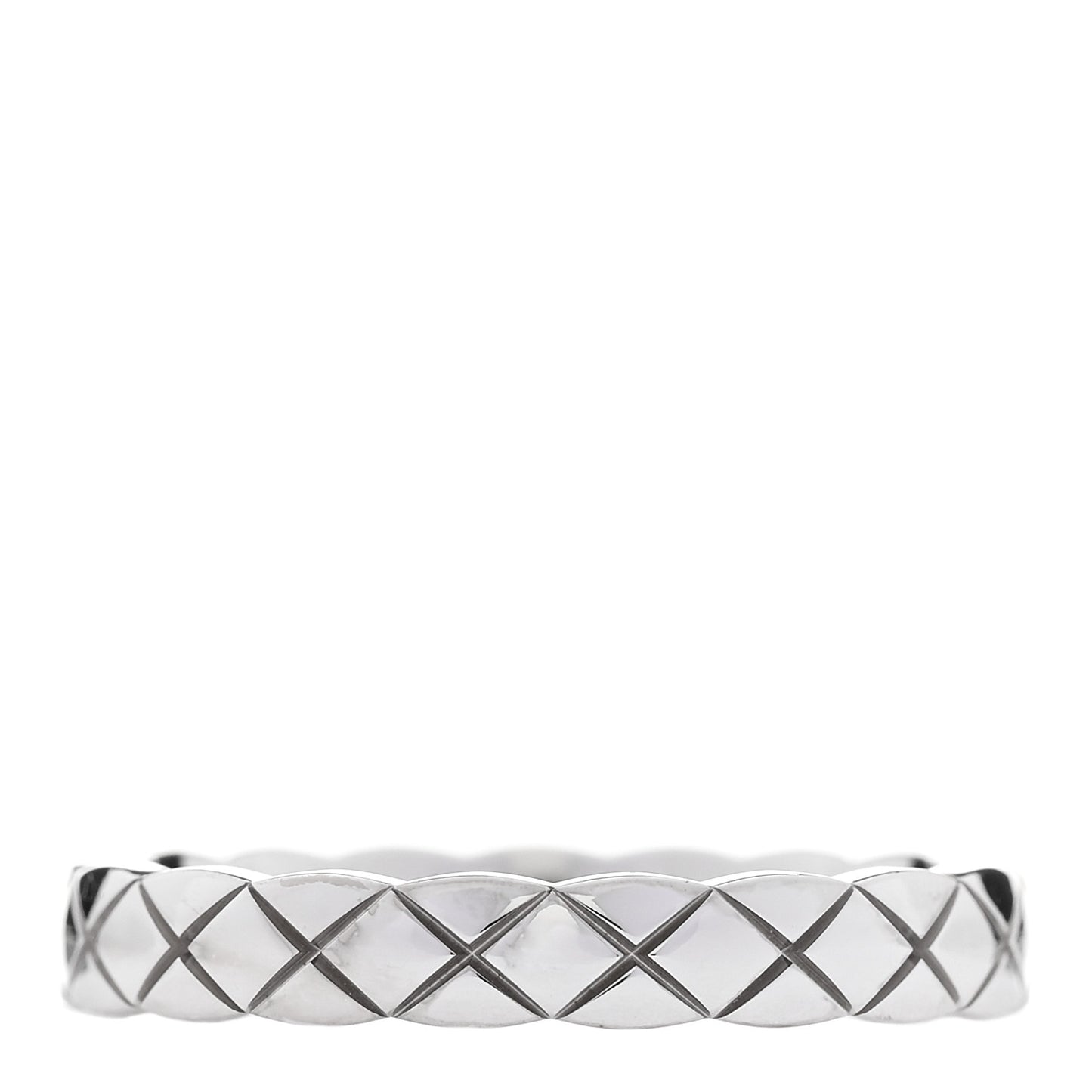 18K White Gold Mini Coco Crush Ring 55 7.25