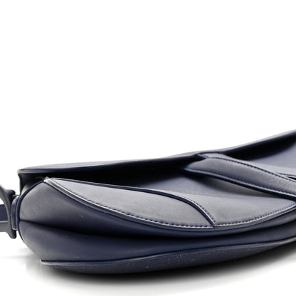 Christian Dior Ultra Matte Calfskin Saddle Bag Blue 9 of 11