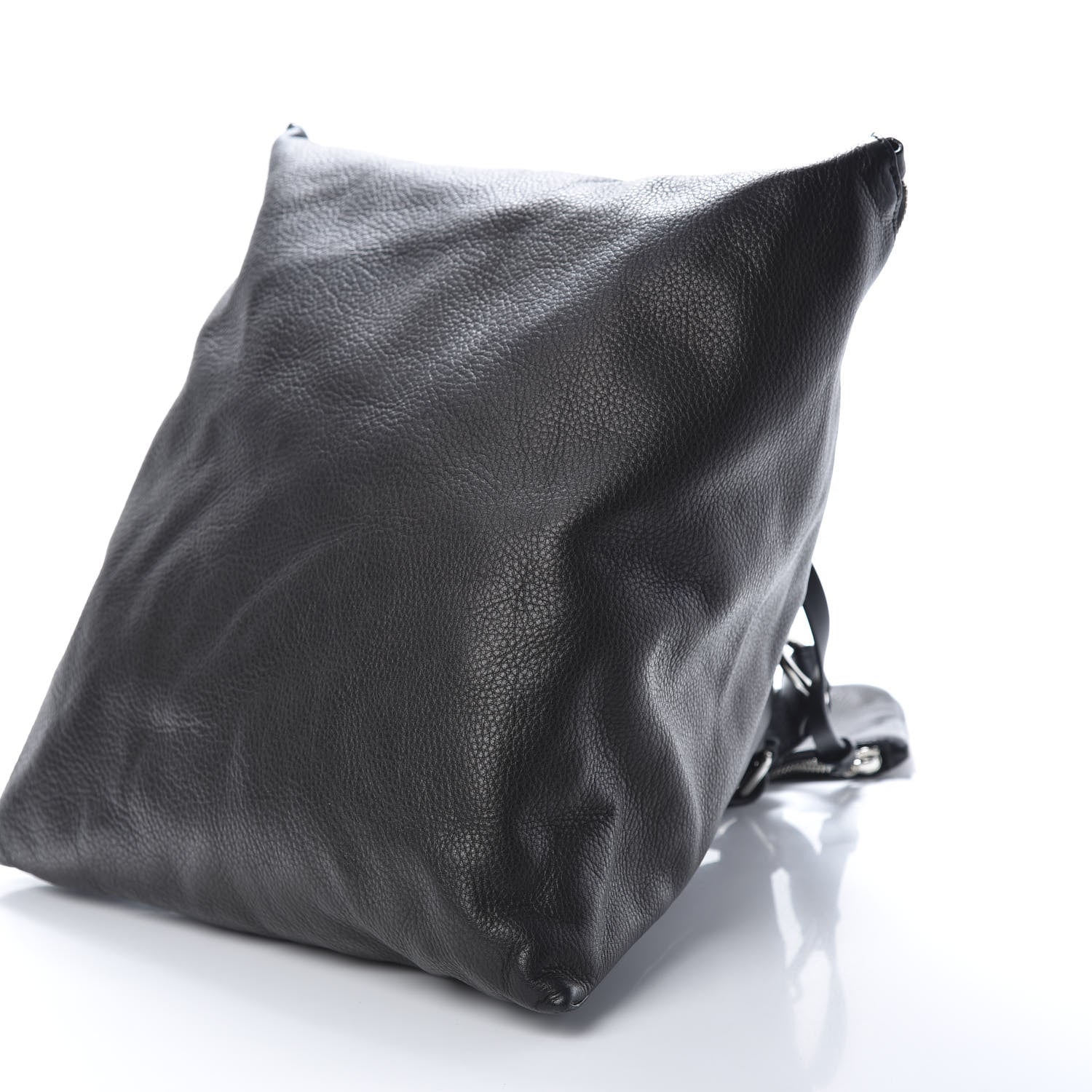 Givenchy Pebbled Calfskin Pyramid Tote Black 11 of 11