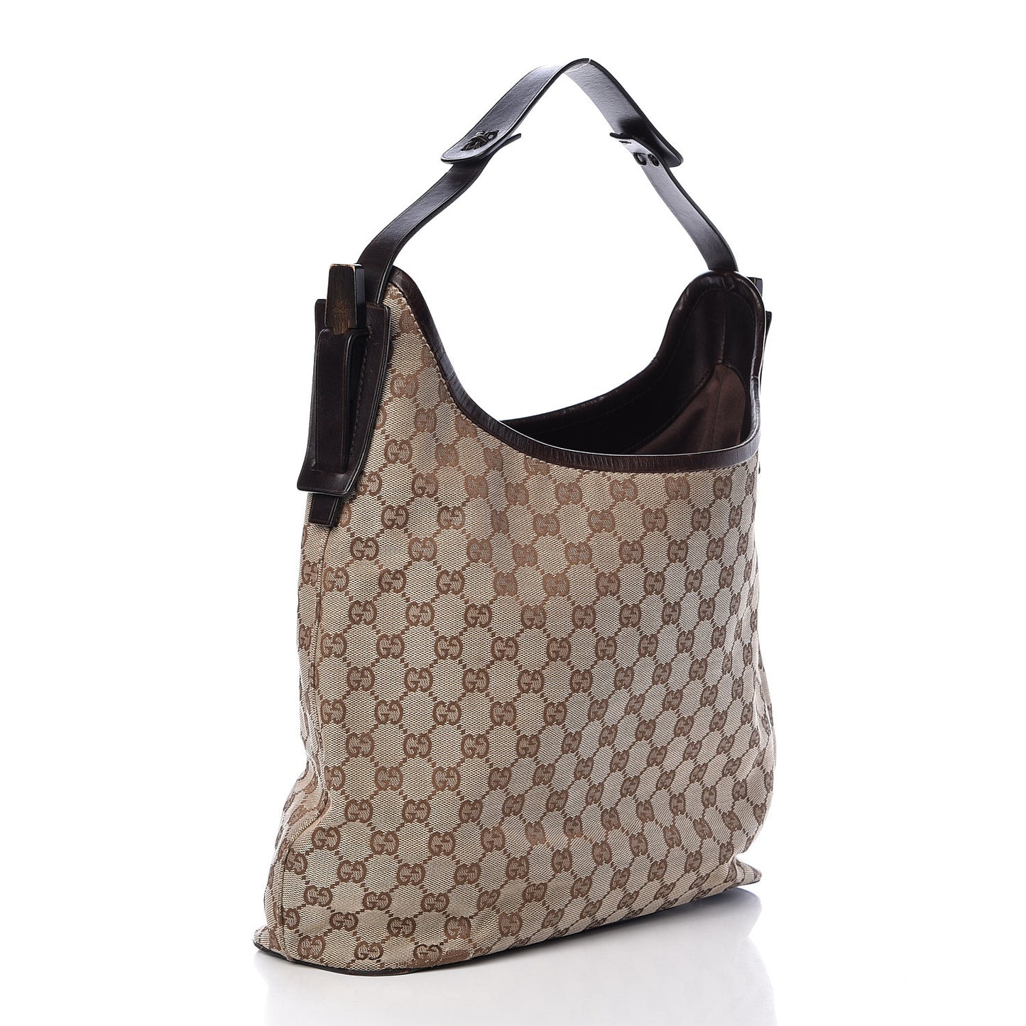 Monogram Hobo Dark Brown