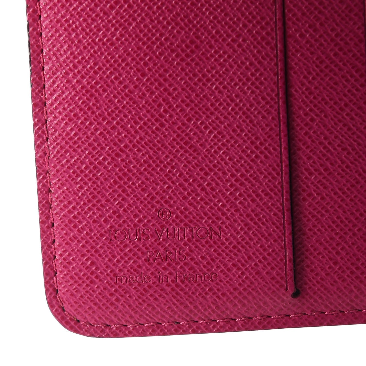 Louis Vuitton Monogram Perforated Compact Zipped Wallet Fuchsia 6 of 9