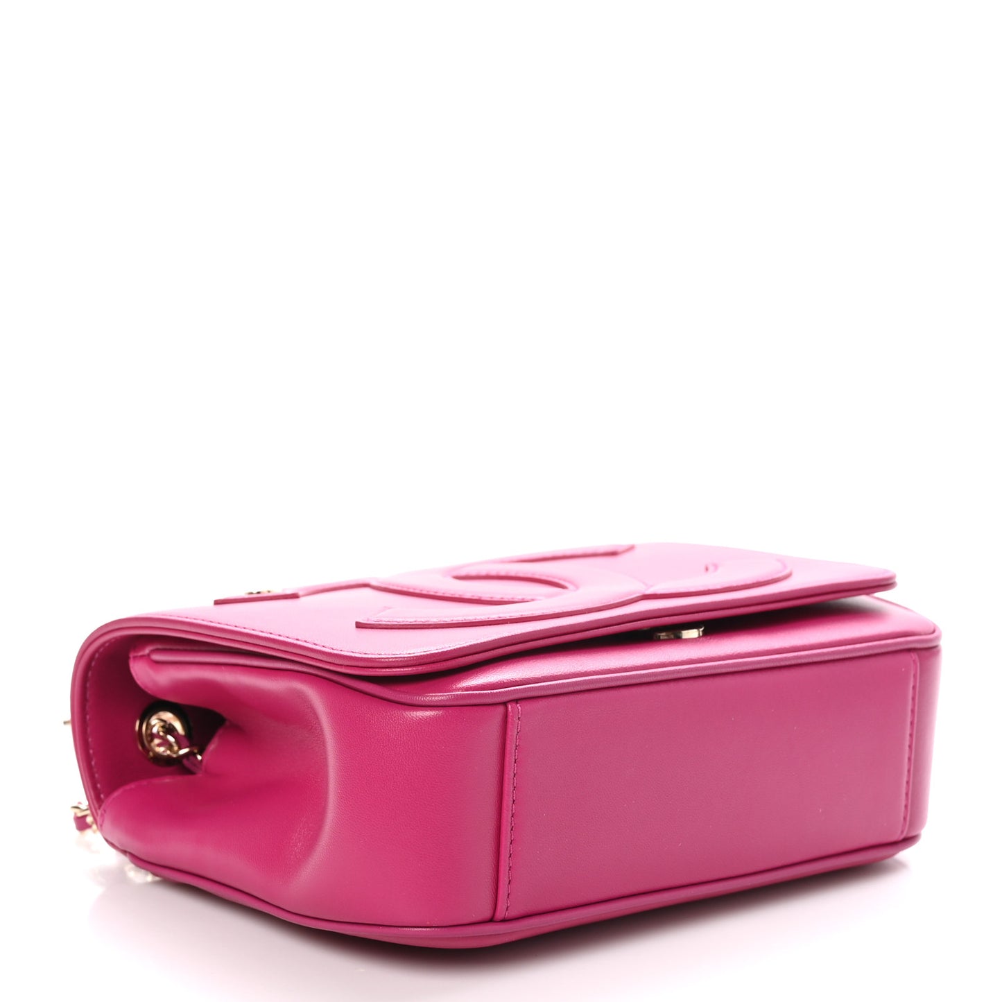 Lambskin CC Mania Flap Bag Pink