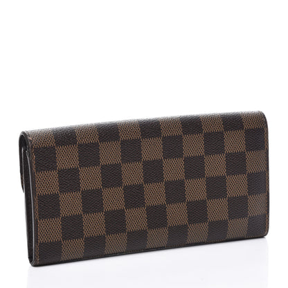Louis Vuitton Damier Ebene Emilie Wallet 2 of 11
