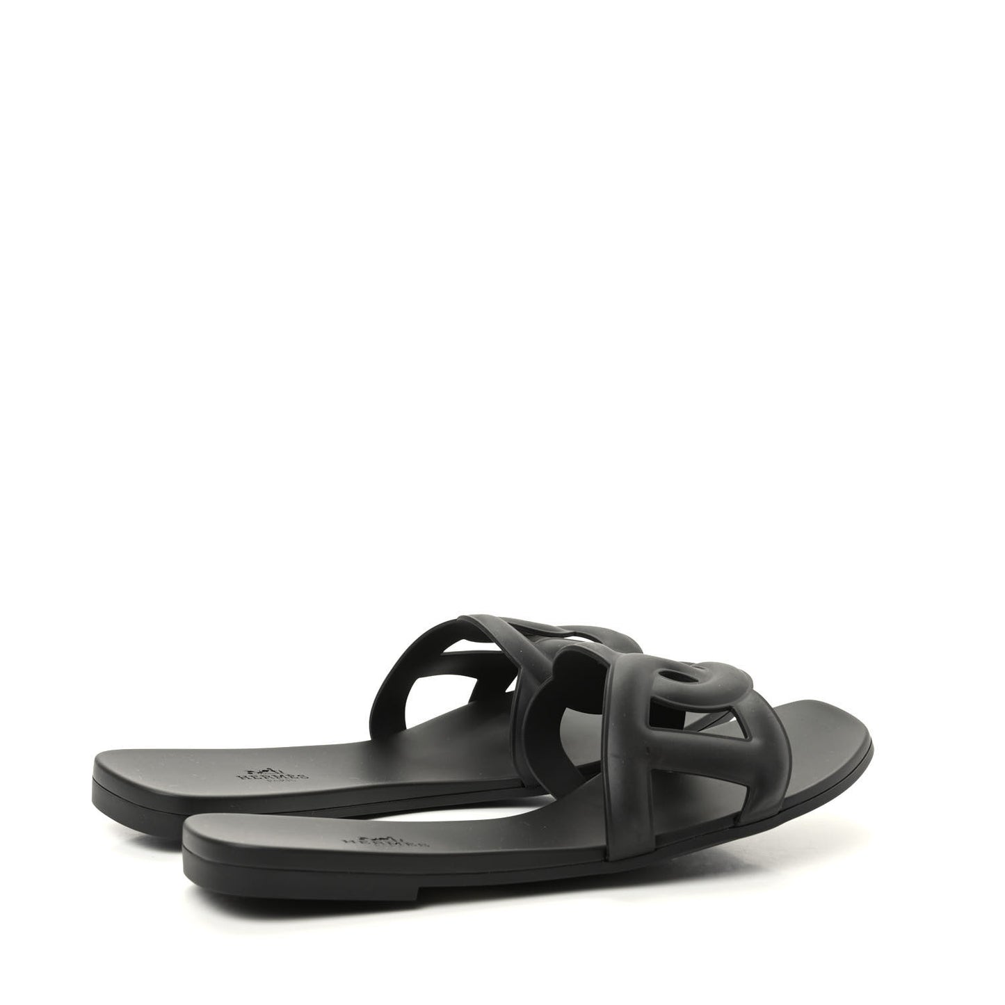 Rubber Aloha Sandals 41 Black