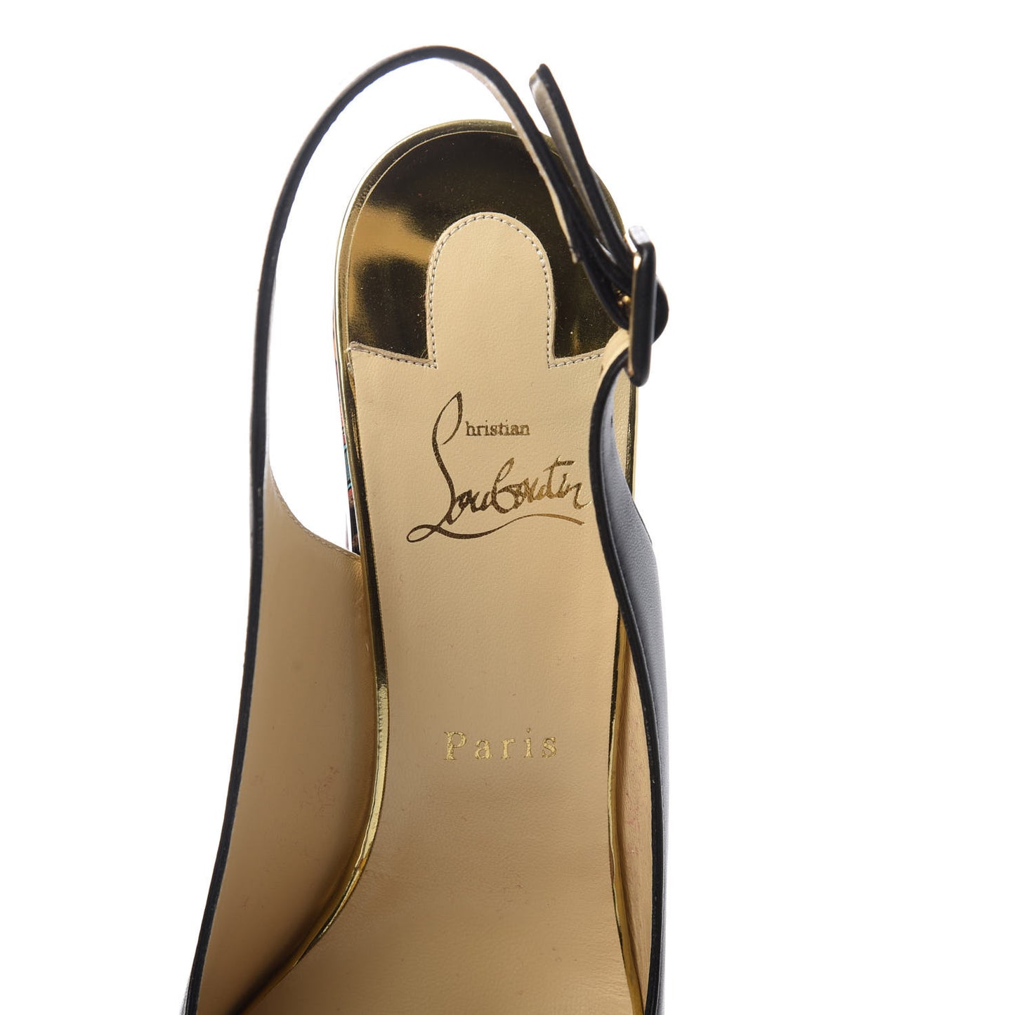 Nappa Patent Specchio Loubileo Dona Anna 120 Platform Wedges 40 Multicolor