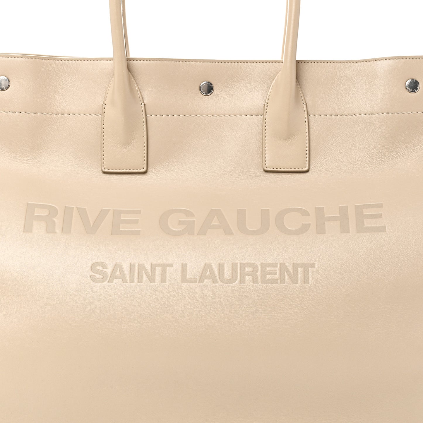 Vitello Large Rive Gauche Tote Sea Salt