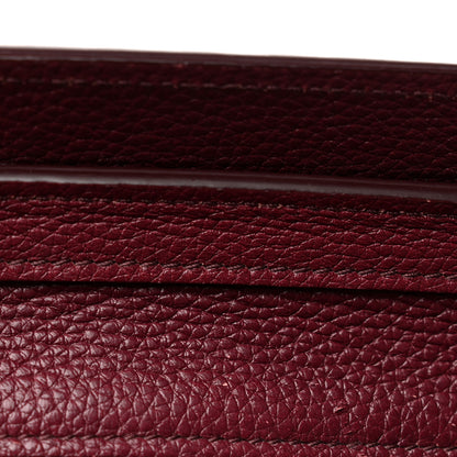 Celine Drummed Calfskin Nano Luggage Plum 11 of 12