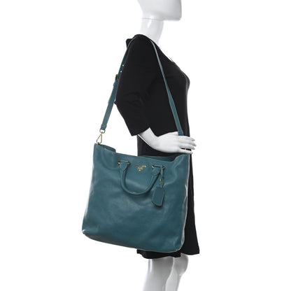 Prada Vitello Daino Shopping Tote Voyage 2 of 12