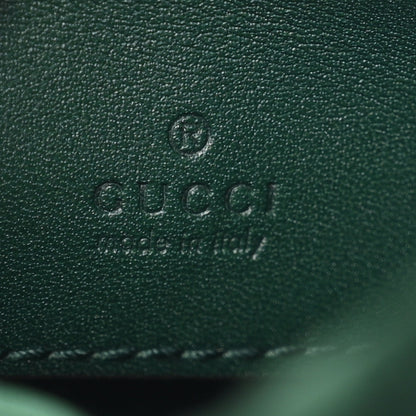 Gucci Velvet Matelasse Mini GG Marmont 2.0 Bucket Bag Dark Green 6 of 9