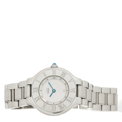 Cartier Stainless Steel 28mm Must De 21 Quartz Watch 2 of 4