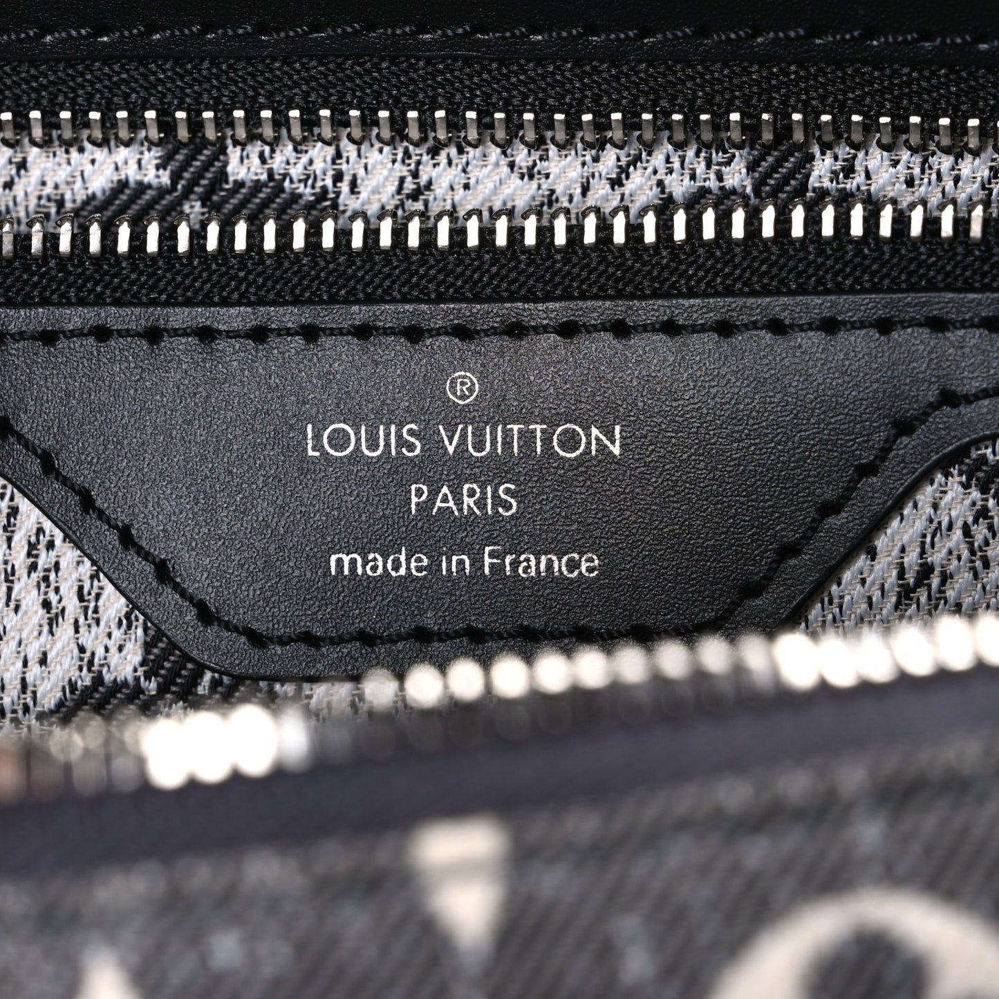 Denim Monogram Jacquard Speedy Bandouliere 25 Black