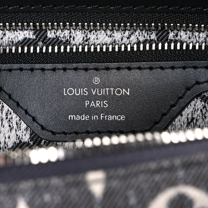 Louis Vuitton Denim Monogram Jacquard Speedy Bandouliere 25 Black 6 of 9
