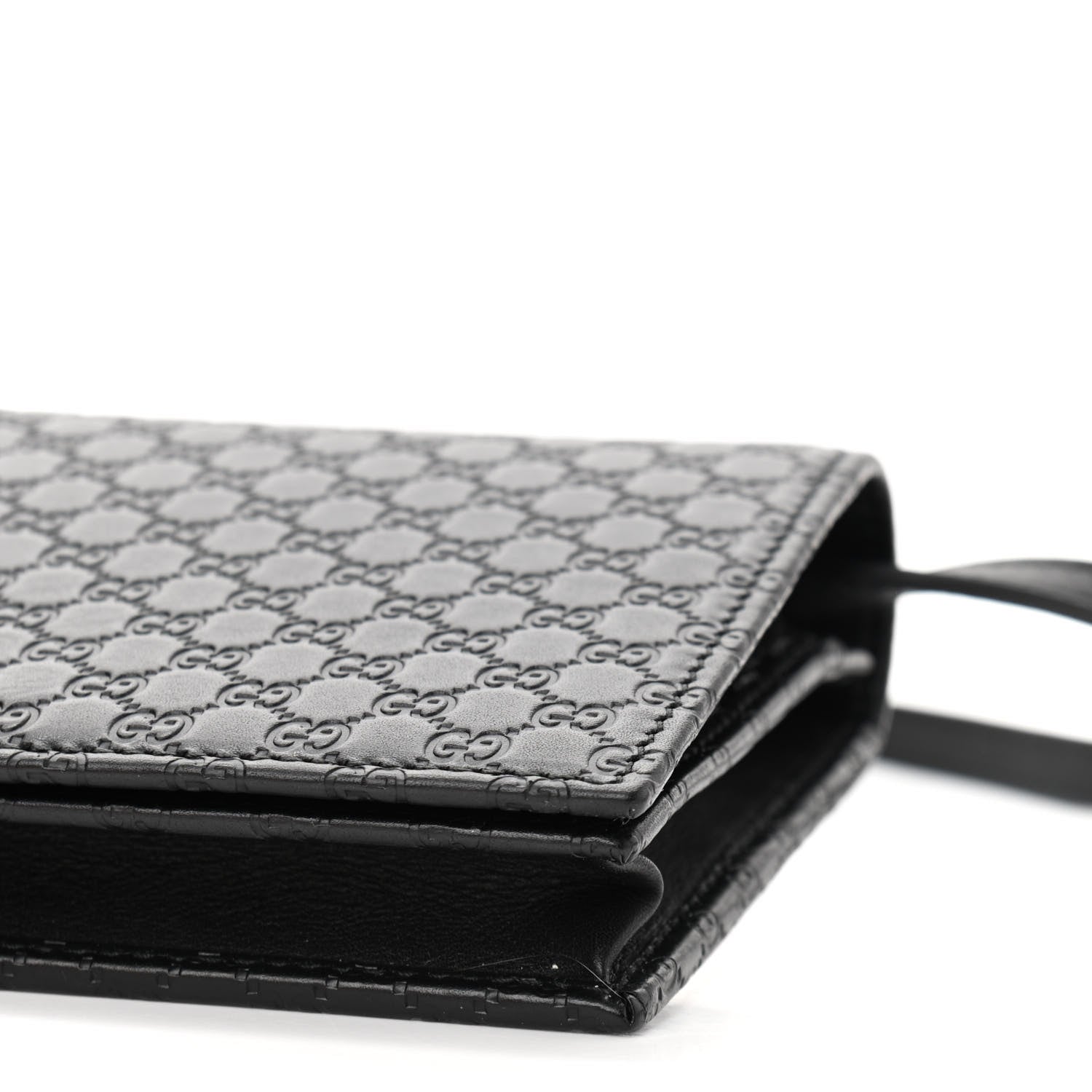 Gucci Microguccissima Crossbody Wallet Black 8 of 9