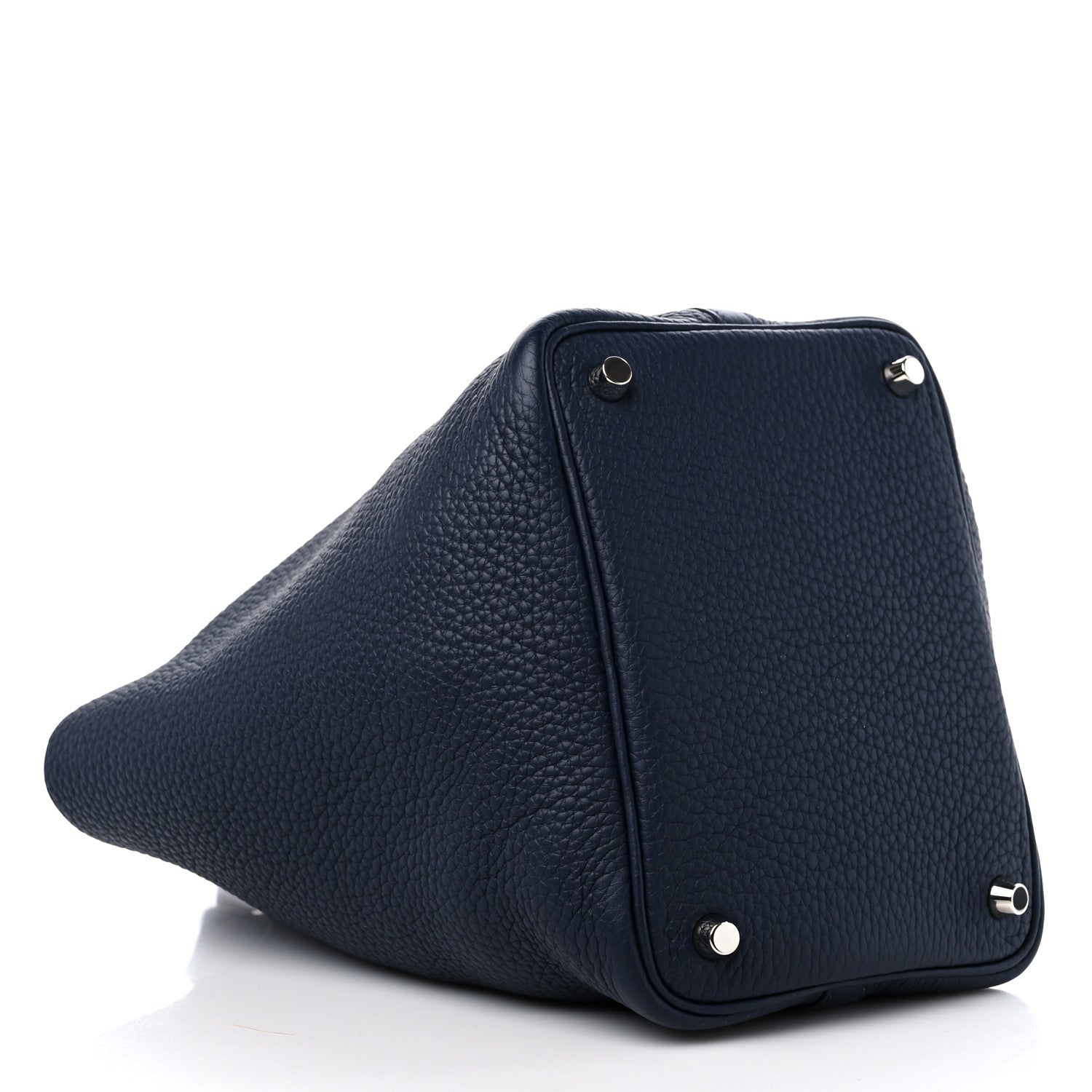 Hermes Taurillon Clemence Picotin Lock 18 PM Bleu Nuit 4 of 10