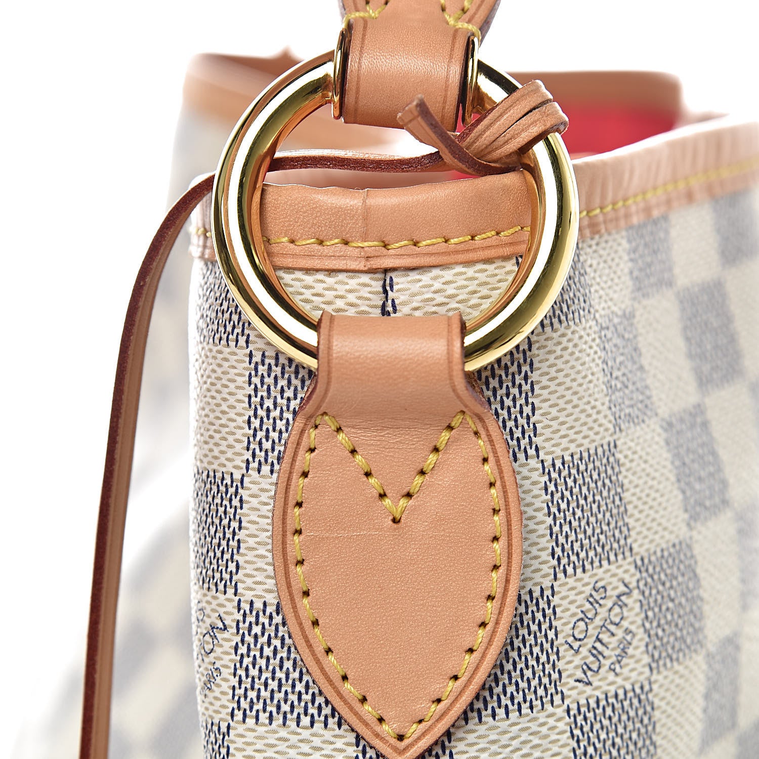 Louis Vuitton Damier Azur Delightful PM Pink 14 of 16