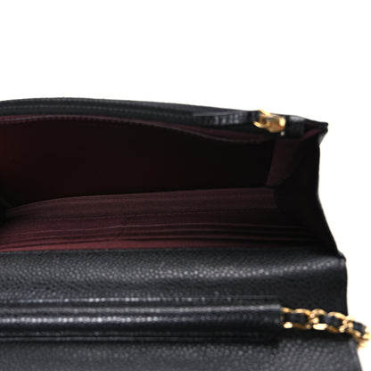 Chanel Caviar Quilted Wallet on Chain WOC Black 5 of 12