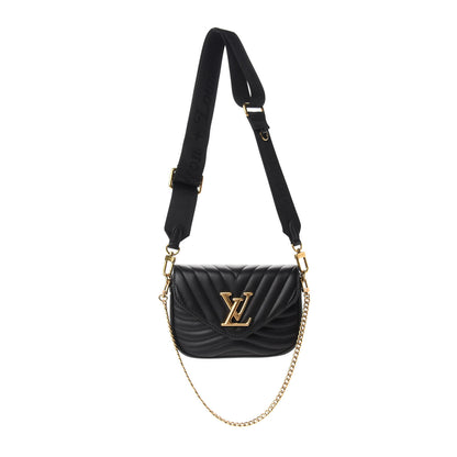 Louis Vuitton Calfskin New Wave Multi Pochette Black 1 of 10