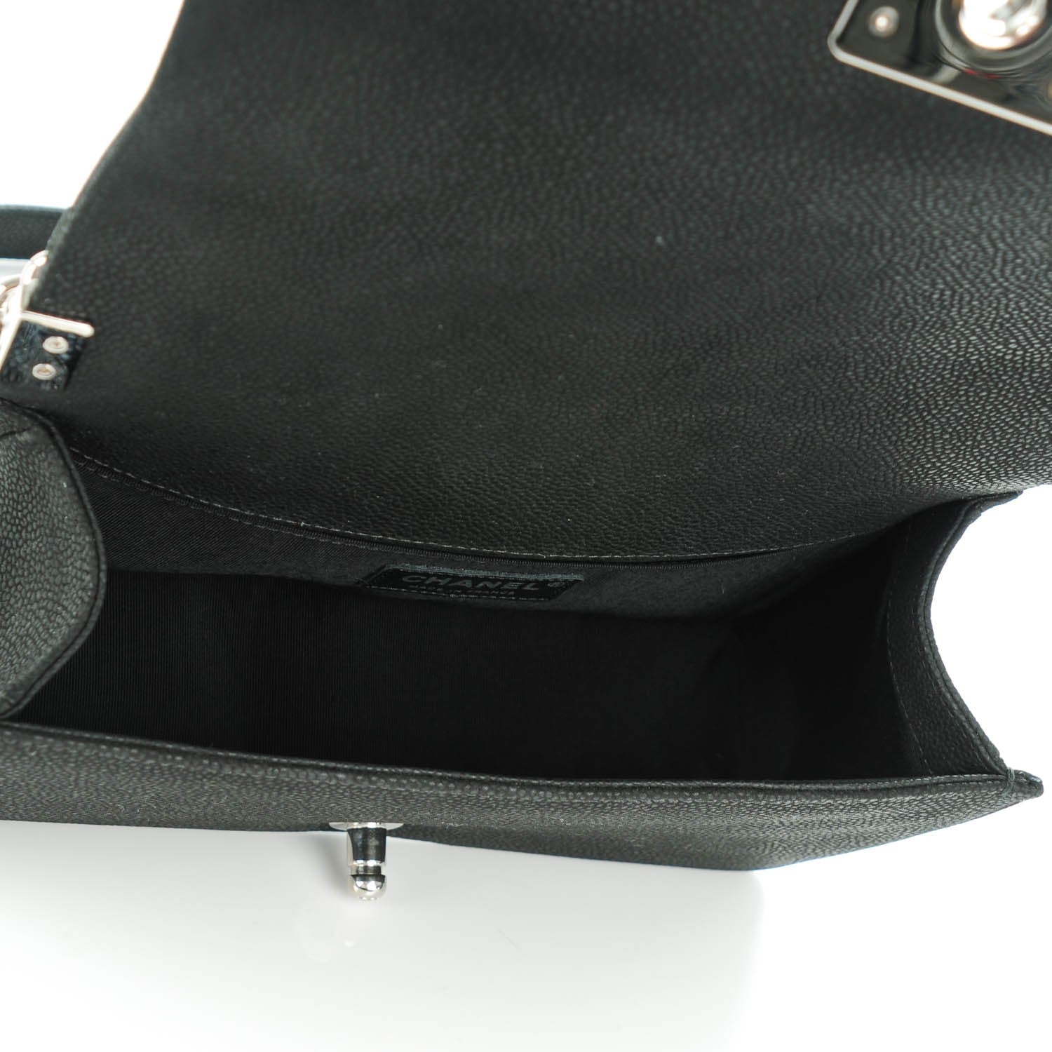 Chanel Iridescent Caviar Quilted Medium Boy Flap Black 6 of 8