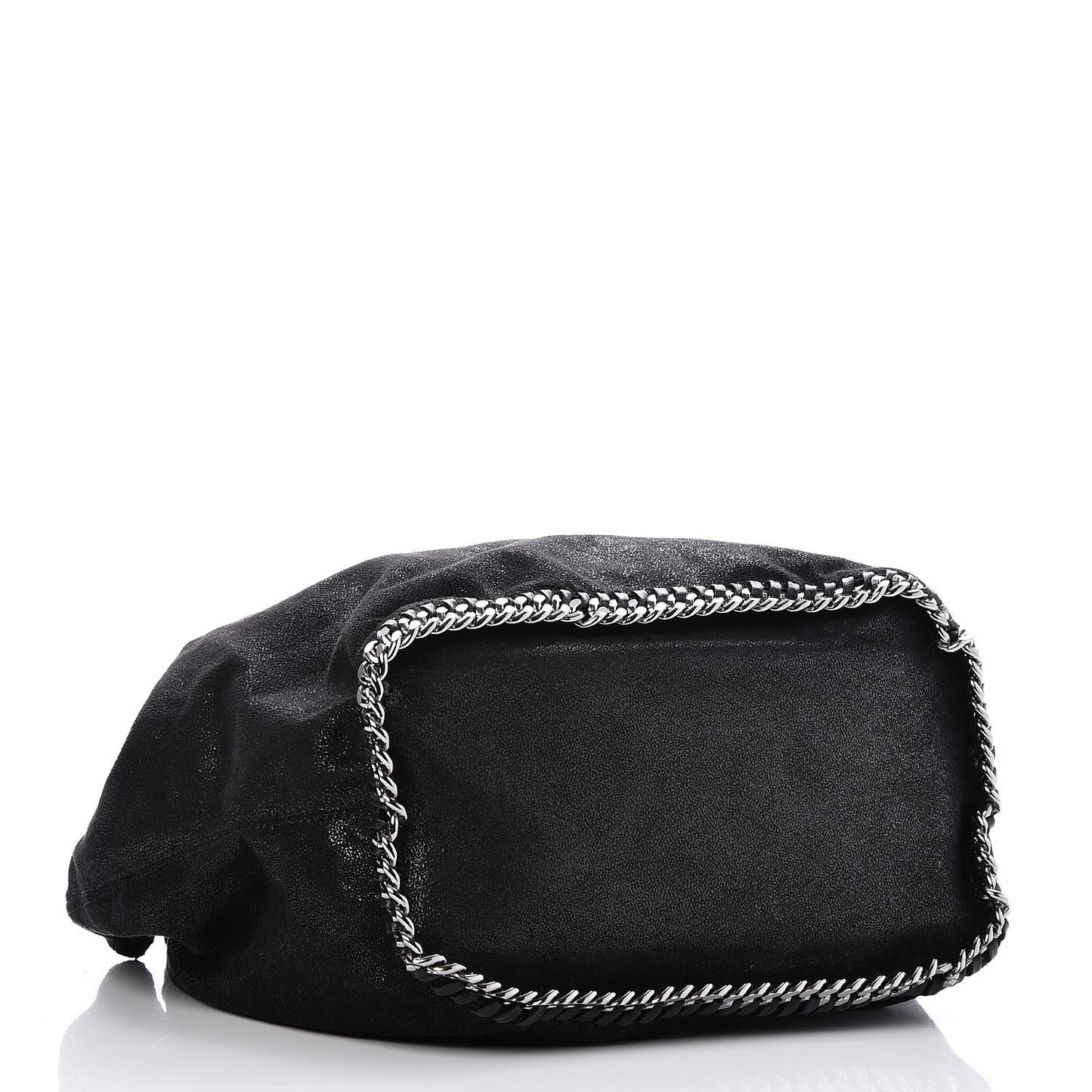 Shaggy Deer Small Falabella Bucket Bag Black