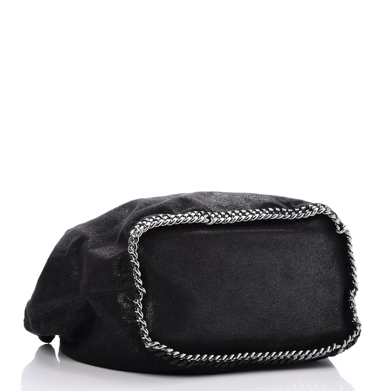Stella McCartney Shaggy Deer Small Falabella Bucket Bag Black 4 of 7