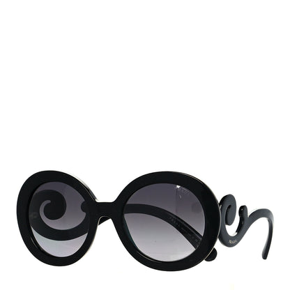 Prada Baroque Sunglasses SPR 27N Black 1 of 7