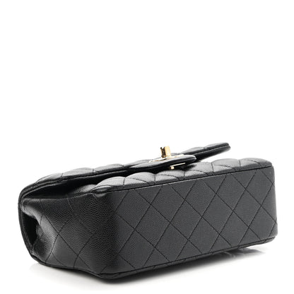 Chanel Caviar Quilted Mini Rectangular Flap Black 4 of 9