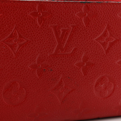 Louis Vuitton Empreinte Zippy Wallet Scarlet 8 of 11