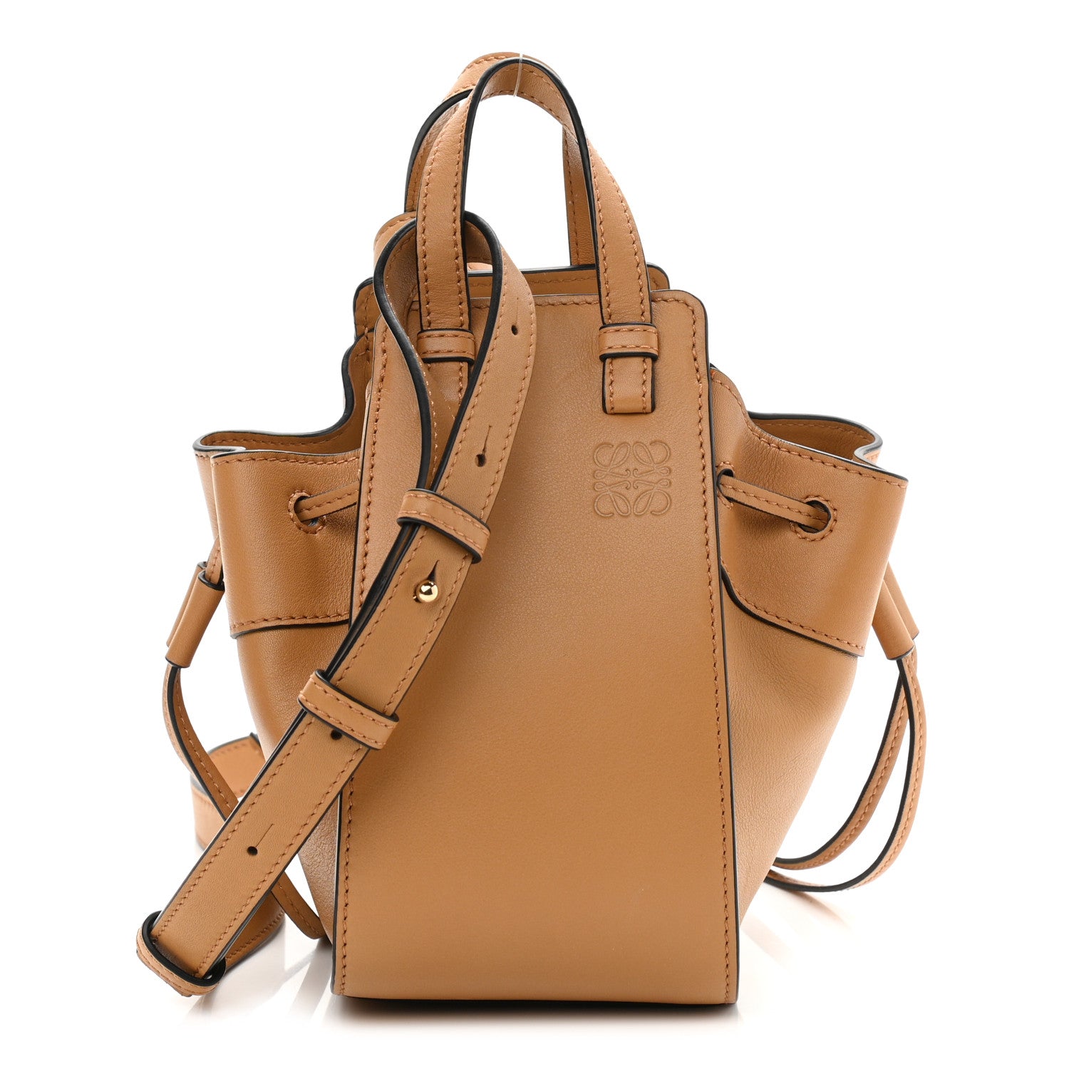 Loewe Calfskin Mini Hammock Shoulder Bag Tan 1 of 9