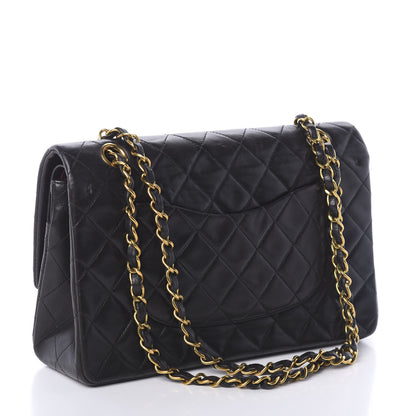 Chanel Lambskin Quilted Medium Double Flap Black 3 of 10