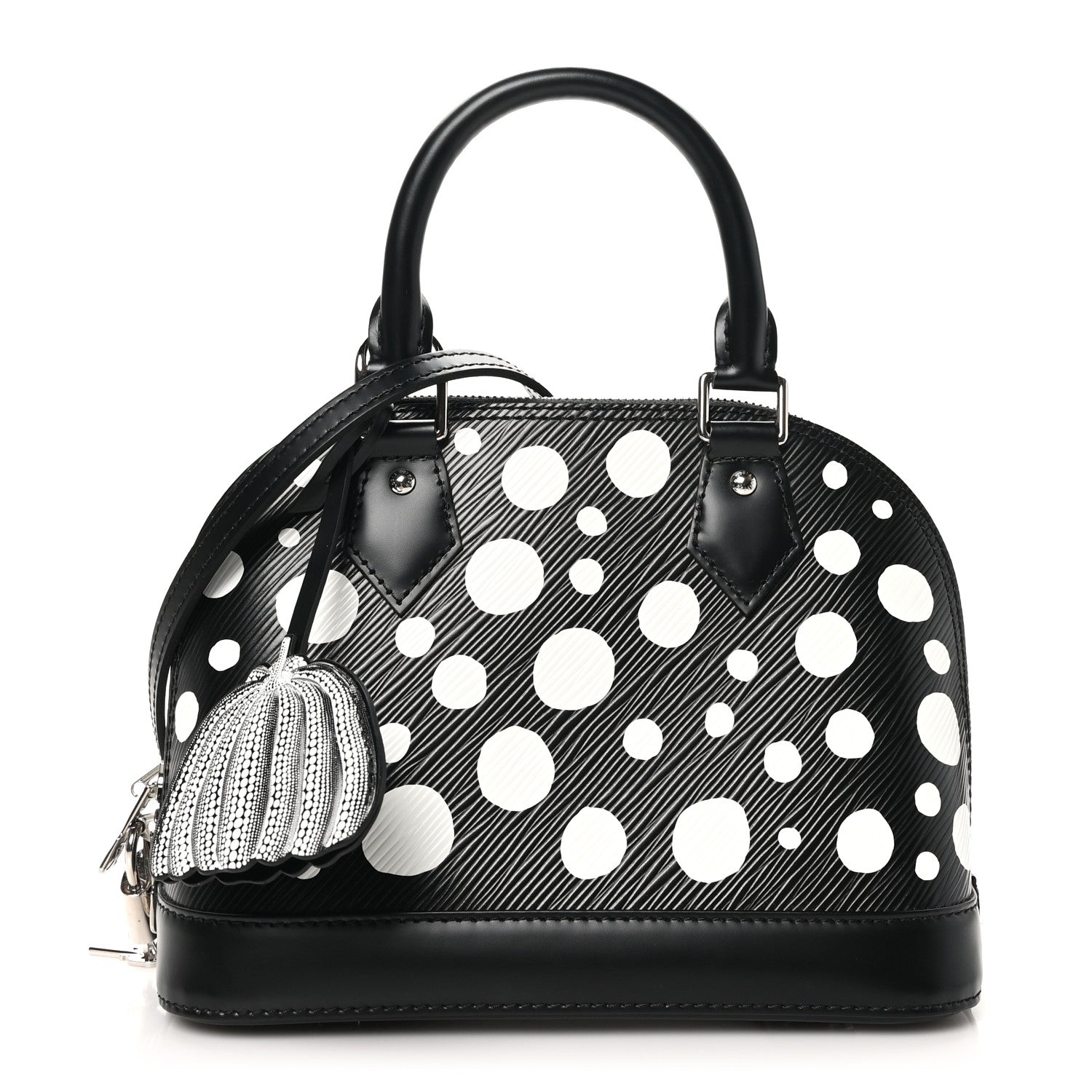 Louis Vuitton X YK Epi Alma BB Black White 1 of 9