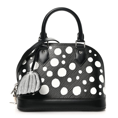 Louis Vuitton X YK Epi Alma BB Black White 1 of 9